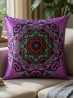 Abstract Print Silky-Touch Cushion & Filler